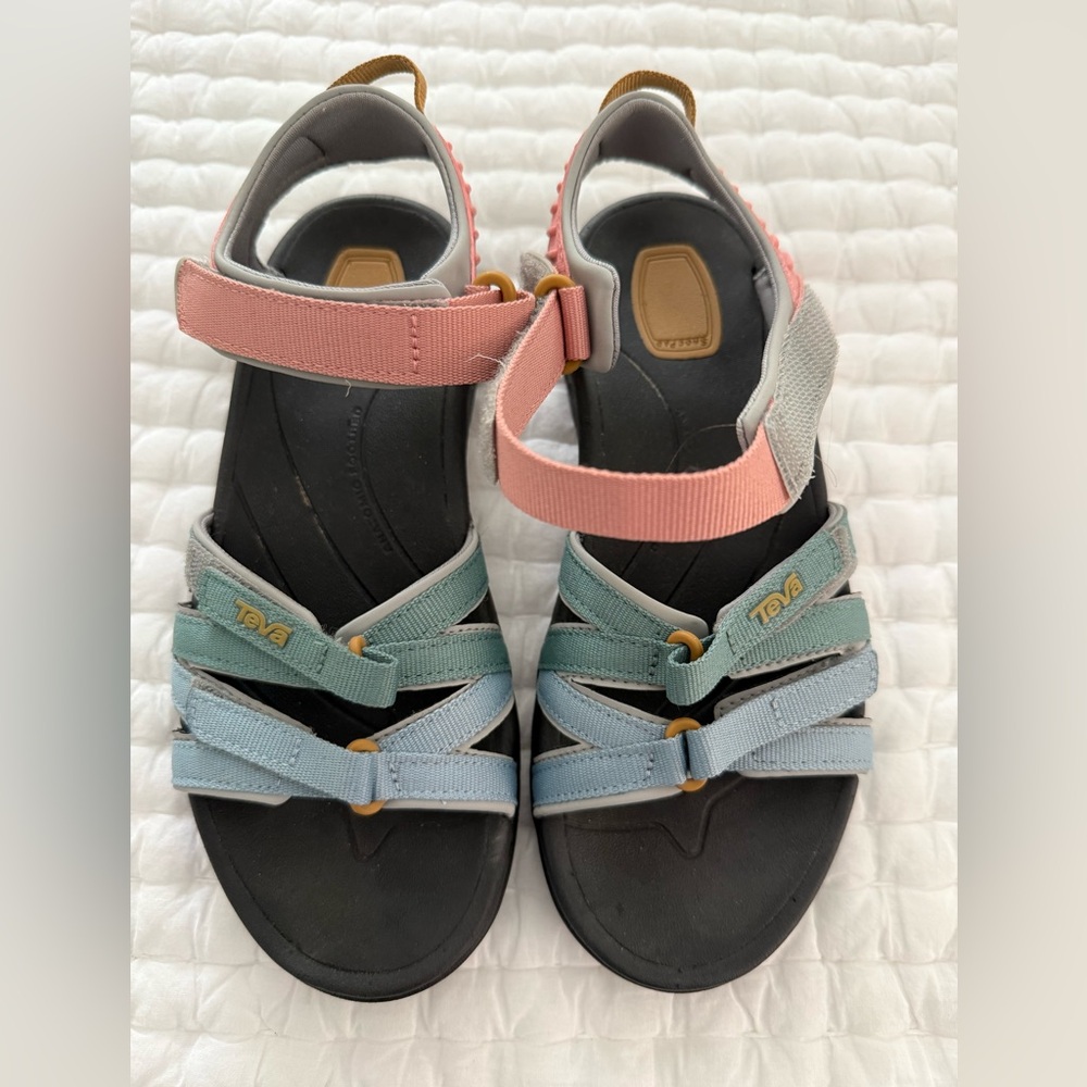 Teva Women's Multicolor Strap Sandals - Picture 2 of 4